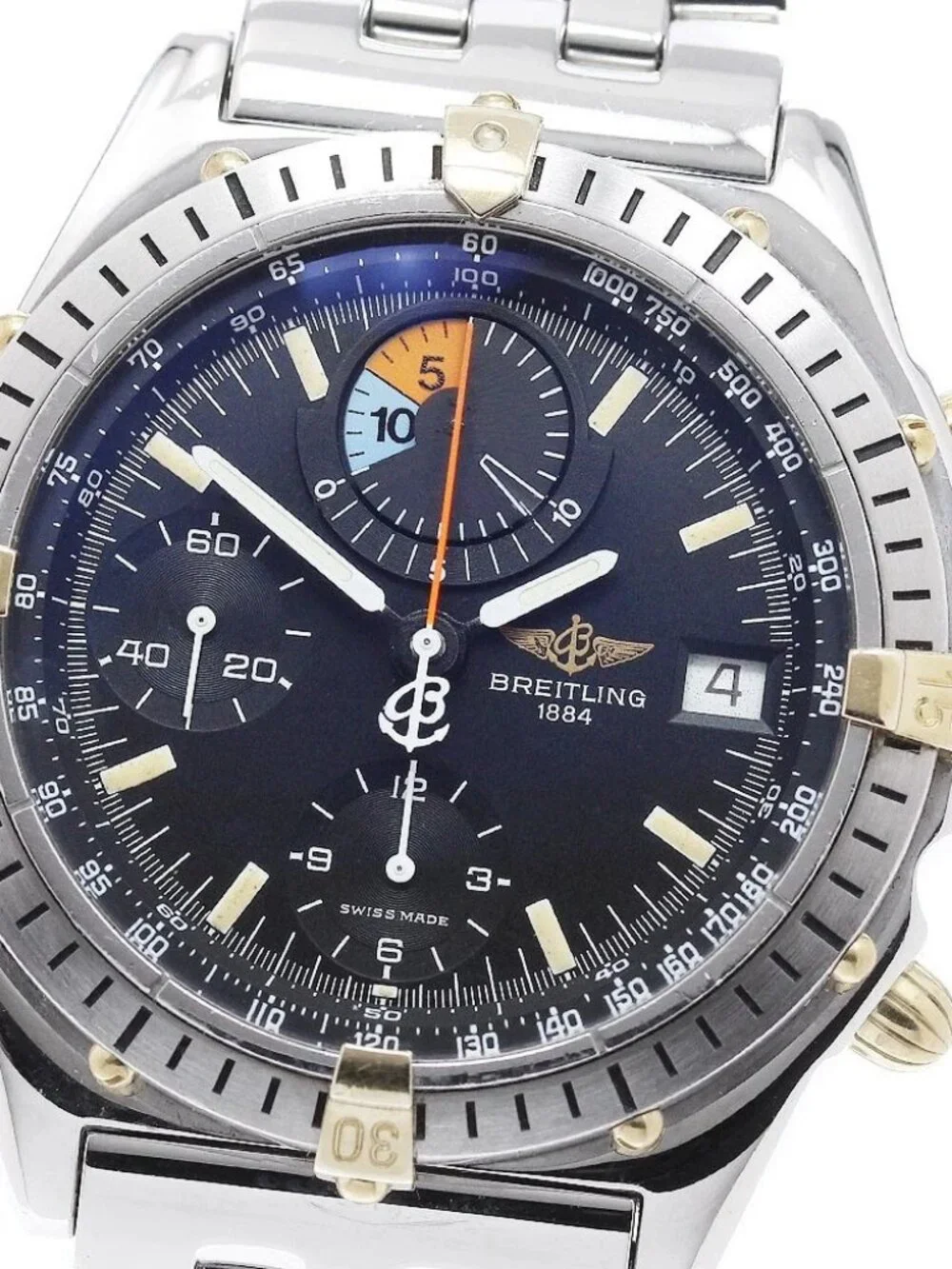 BREITLING Chronomat B13048 Date black Dial Automatic Men's Watch_964089